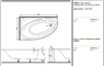 Kolo Spring XWA3070000 купить ванну угловую +ноги SN7 Правая 1700x1000 Асиметрия