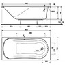 Kolo XWP3060 Comfort 160x75 Ванна Акрилова + ніжки SN7 XWP3060000