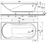Kolo Comfort XWP3090 Ванна акрилова ніжки SN8 XWP3090000