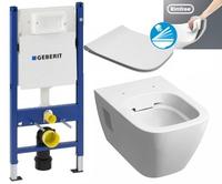 KOLO L33120000+L30112000+458.126.00.1 інсталяція Geberit з підвісним унітазом без внутрішнього обідка з сидінням SOFT CLOSE