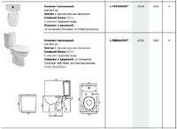 L79211000 Унітаз компакт Коло Фрея 3/6 нижній підвід сидіння дюропласт soft close
