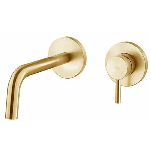 купить Змішувач для умивальника Paffoni Light, настінний, вилив 17.8 см, Brushed Honey Gold (LIG006HGSP70) недорого