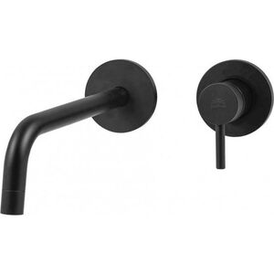 купить Змішувач для умивальника Paffoni Light, настінний, вилив 17.8 см, Brushed Black Nickel (LIG006NKNSP70) недорого