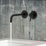Змішувач для умивальника Paffoni Light, настінний, вилив 17.8 см, Brushed Black Nickel (LIG006NKNSP70)