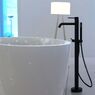 Змішувач окремо стоячий для ванни/душу Paffoni Light + Вбудована частина, чорний матовий (LIG032NO_LIG030)