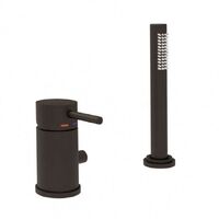 Змішувач на борт ванної Paffoni Light MAX FLOW, Brushed Black Nickel (LIG048NKNSP)