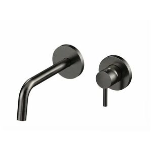 купить Змішувач для умивальника настінний Paffoni Light, вилив 178 мм, Brushed Black Nickel (LIGBOX105NKNSP70) недорого