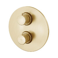 Термостат для душу Paffoni Light, на 3 виходи, Brushed Honey Gold (LIQ019HGSP)