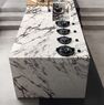 Керамогранітна плита для стільниць Marazzi Grande Marble Look Capraia AW/Mesh 162х324 12 мм (M1KM)