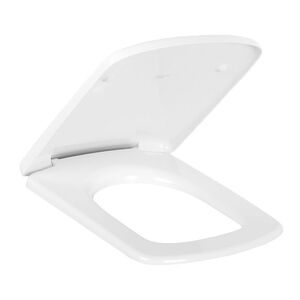 купить Сидіння кришка для унітаза Kolo прямокутне NOVA PRO M30122000 Duroplast, квадратне soft-close Click2Clean, біле  недорого