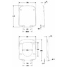 Сидіння кришка для унітаза Kolo прямокутне NOVA PRO M30122000 Duroplast, квадратне soft-close Click2Clean, біле 