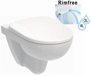 купить KOLO M33120000 + M30112000 Унитаз подвесной + сиденье с крышкой NOVA PRO недорого