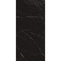 Керамогранітна плита для стільниць Marazzi Grande Marble Look Elegant Black Satin W/Mesh 162х324 12 мм (M350)