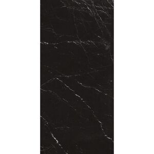 купить Керамогранітна плита для стільниць Marazzi Grande Marble Look Elegant Black Satin W/Mesh 162х324 12 мм (M350) недорого