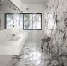 Керамогранітна плита для стільниць Marazzi Grande Marble Look Capraia Bookmatch B Lux W/Mesh 162х324 12 мм (M5S7)