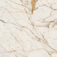 Керамограніт крупноформатний Marazzi Grande Marble Look Golden White Lux Rett 120X120, 6 мм (M8AF)