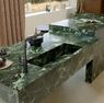 Керамогранітна плита для стільниць Marazzi Grande Marble Aver Satin W/Mesh 162х324 12 мм (MC0K)