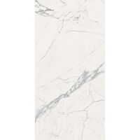 Керамогранітна плита для стільниць Marazzi Grande Marble Look Statuario Satin Bookmatch B W/Mesh 162х324 12 мм (MCSE)