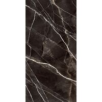 Керамогранітна плита для стільниць Marazzi, Grande Marble Look Calacatta Black Satin Puro 162х324 12 мм (MEPK)