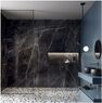 Керамогранітна плита для стільниць Marazzi, Grande Marble Look Calacatta Black Satin Puro 162х324 12 мм (MEPK)