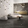 Керамограніт крупноформатний Fiandre Marmi Maximum Pietra Grey Maximum, 150х150, semilucidato, 6мм (MMS3261515)