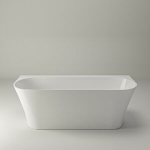 купить Ванна з литого каменю Studio Glass Nera 160х70 пристінна, біла (NER160070) недорого