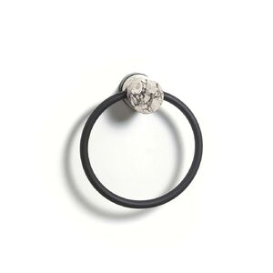 купить Тримач для рушників Aquanova Nero кільце, Alba (NERTLR-195) недорого