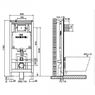 Инсталляция OLIVEIRA 600174 OLI OLI80 + Клавиша хром + Шумоизоляция 883423