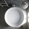 Ванна зі штучного каменю Banos 10 Aral, окремостояча кругла, 150, solidsurface, біла матова (з нюансом) (P-COM-BAN-009)