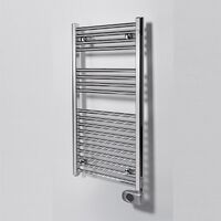 Полотенцесушитель електричний Zehnder Aura 1226х500мм, 300 Вт, хром (PBECZ-120-50-MQ)