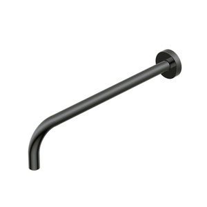 купить Тримач верхнього душу Ritmonio L=350mm, горизонтальний, круглий, Brushed Black Chrome (Q0BA6068BLX) недорого