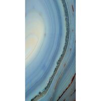 Керамограніт крупноформатний Fiandre Precious stone Agata Azzurra Resina 6 мм 300x150 (ST1361530)