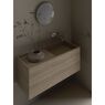 Умивальник підвісний Luxestone 110x40x50 см з керамограніту (Stonesink model8)
