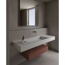 Умивальник підвісний Luxestone 130x50x16 см з керамограніту (Stonesink model9)