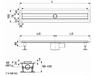 TECE 601000 Дренажный канал прямой 1000 мм TECEdrainline 6.010.00
