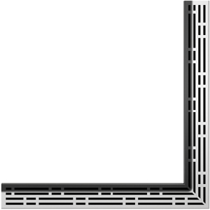 купить TECE 611010 Верхняя часть угловая полированная basic 1000х1000 недорого