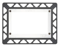 TECE 9240646 Монтажная рамка для установки стеклянных панелей TECE Loop/Square Белая