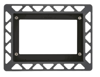 TECE 9240647 Монтажная рамка для установки стеклянных панелей TECE Loop/Square Черная