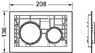TECE 9240663 Клавиши TECE Loop modular Белый
