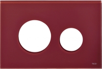 TECE 9.240.679 Лицевая панель TECE Loop modular Стекло, рубиновый Alape