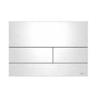 TECE 9240812 Панель смыва с двумя клавишами металлическая TECE Square Белая