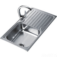 Teka 10119056 Кухонная мойка Classic 1B 1D из нержавеющей стали полированная врезная 860 x 500 мм