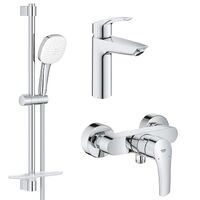 Комплект змішувачів для душу Grohe Eurosmart 3в1, хром (UA123244M1)