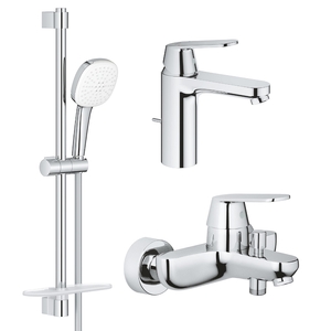 купить Набір змішувачів для ванної Grohe Eurosmart Cosmopolitan 3 в 1, хром (UA126112M3) недорого