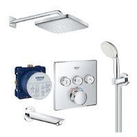 Душовий набір Grohe Grohtherm SmartControl з New Tempesta 250, хром (UA26415SC10)
