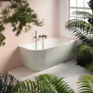 купить Ванна акрилова Treesse Cora 170x75x60 правий кут, білий матовий (V057BO-DX) недорого