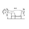 Vagnerplast Iris VPPA14301FP3-01/DR Панель фронтальная для ванны 143x143 см с Креплением в комплекте