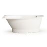 Ванна зі штучного каменю PAA Tre Grande D, кутова права, панель маленька D, 170х100, Glossy Alpine White (VATREGR_D_00-PATREGRM_00)