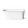Ванна зі штучного каменю PAA Vario L, пристінна, 170х75, Glossy Alpine White (VAVARL_00)