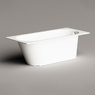 Ванна зі штучного каменю PAA Vario L, пристінна, 170х75, Glossy Alpine White (VAVARL_00)